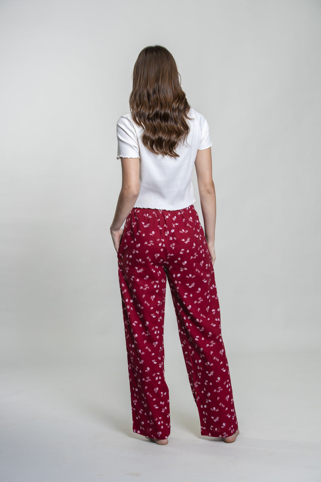 Daphne Ditsy Printed Cotton Blend Women's Pajama
