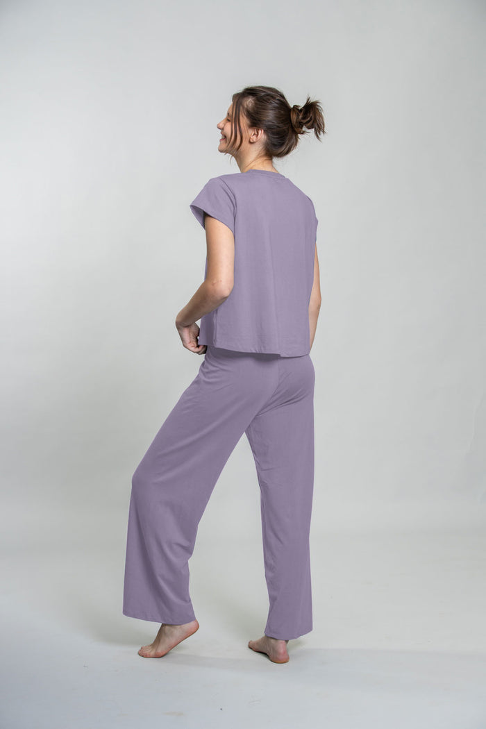 Lavender Lucy Butter-Soft Viscose Knit Women's Pajama Set