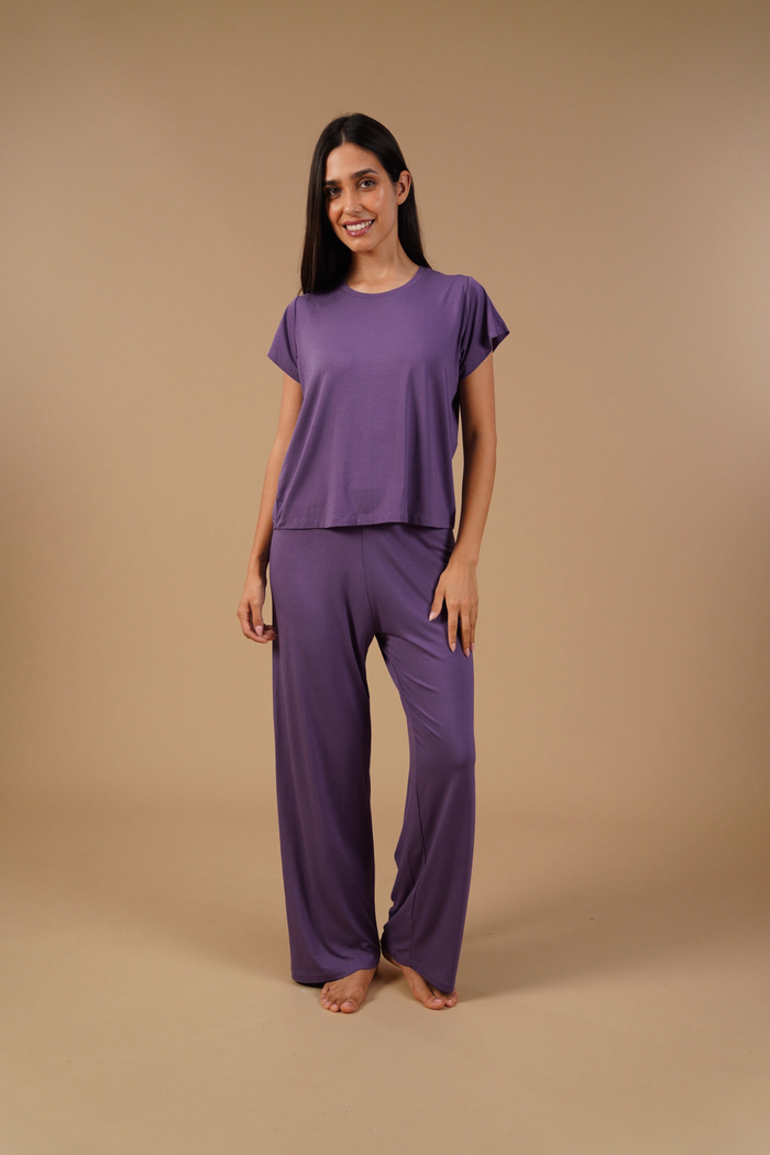 Lavender Lucy Butter-Soft Modal Knit Women's Pajama Set
