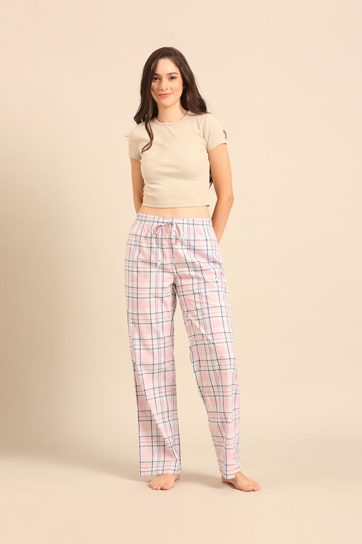 Annette Check Cotton Women's Pajama Only