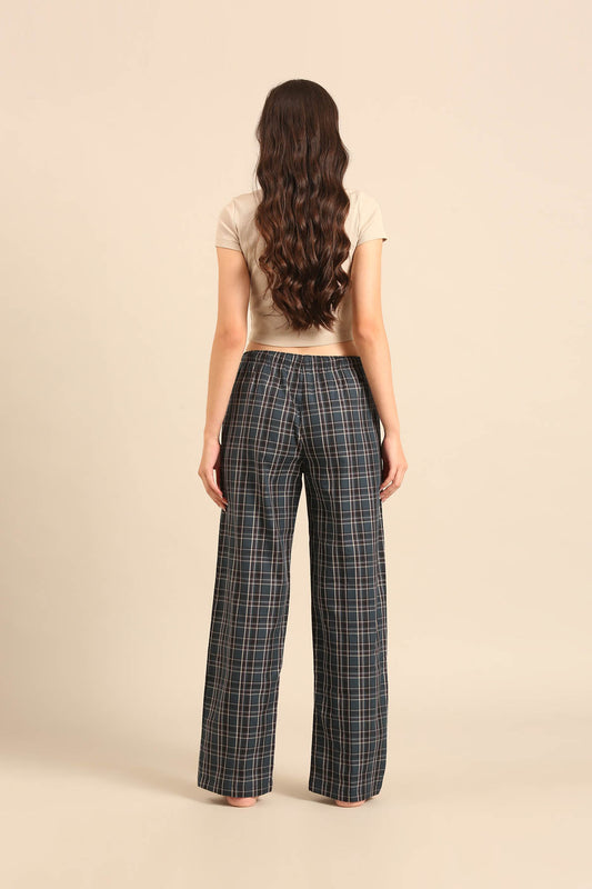 Charlotte Check Cotton Women's Pajama Only