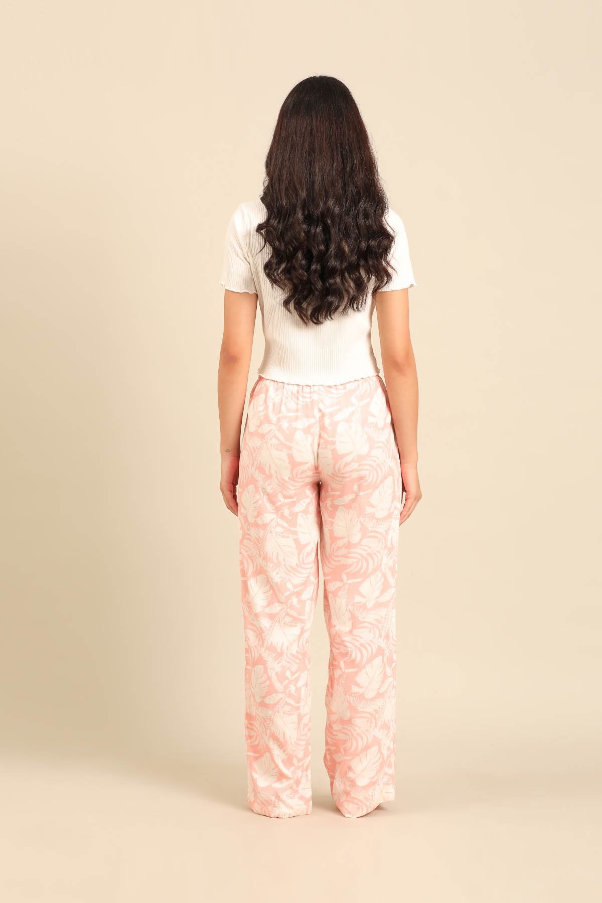 Layla Floral Viscose Women's Pajama Only