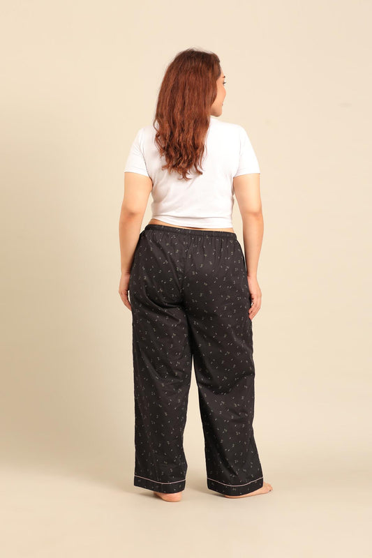 Margot Floral Cotton Women's Curve Pajama Only