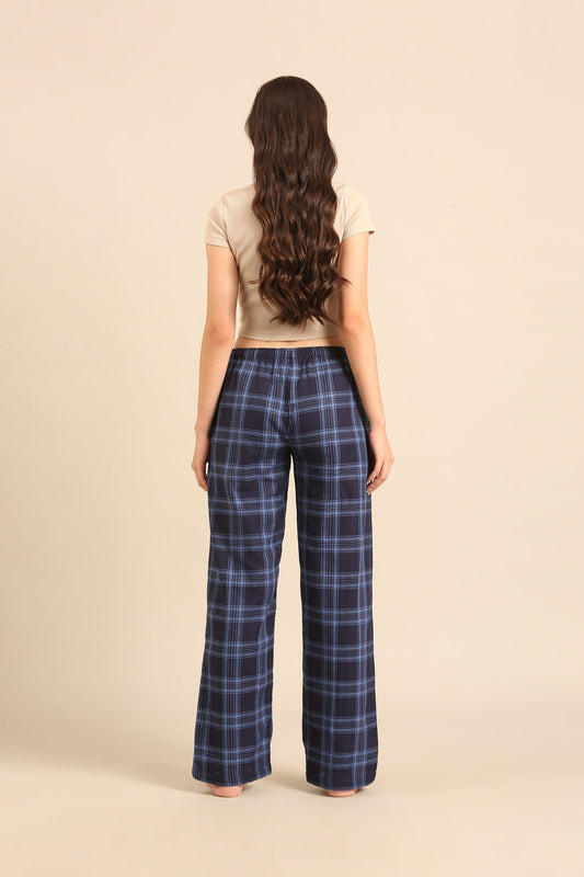 Vienna Check Cotton Women's Pajama Only