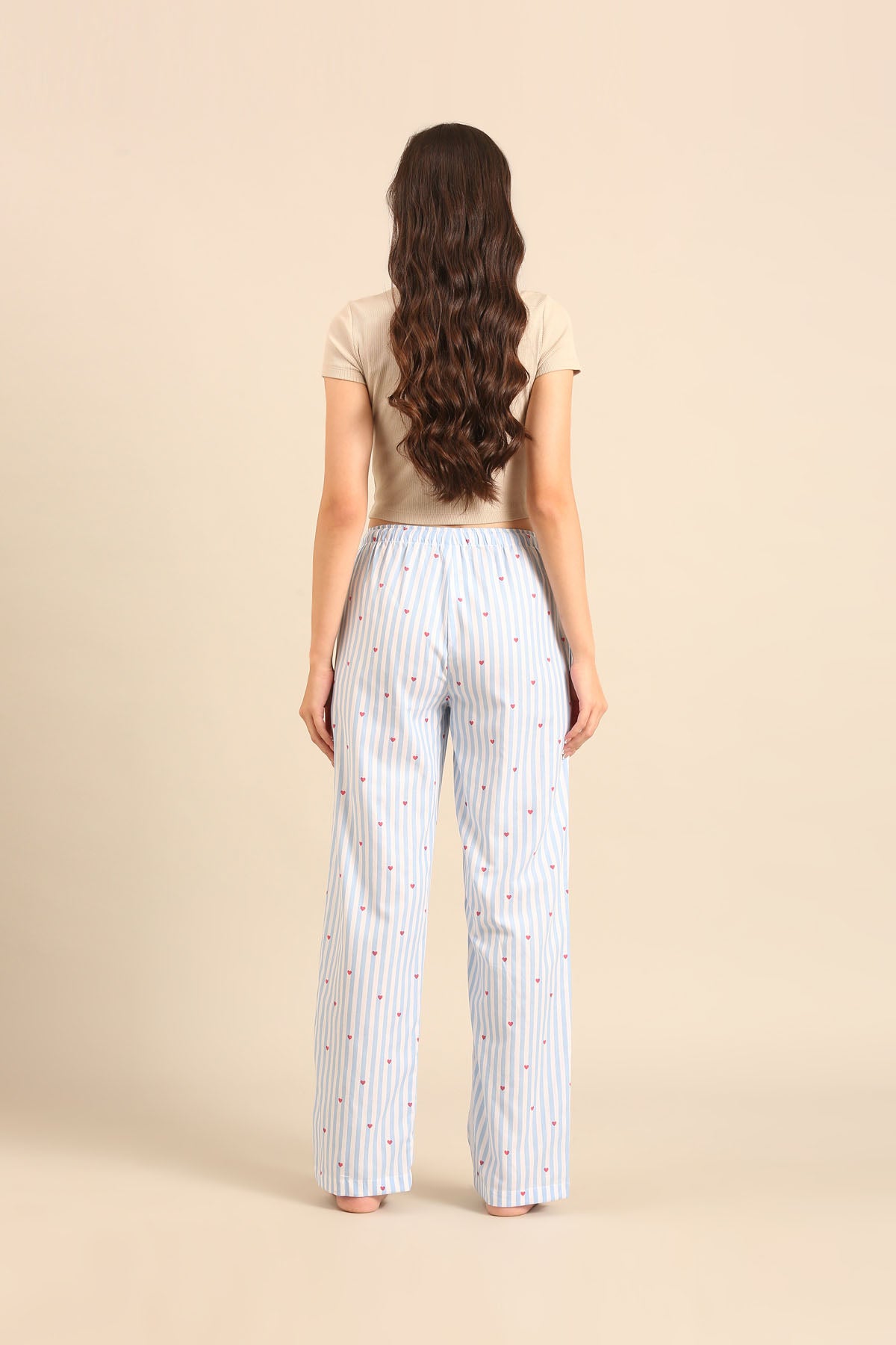 Lola Heart Cotton Twill Women's Pajama Only