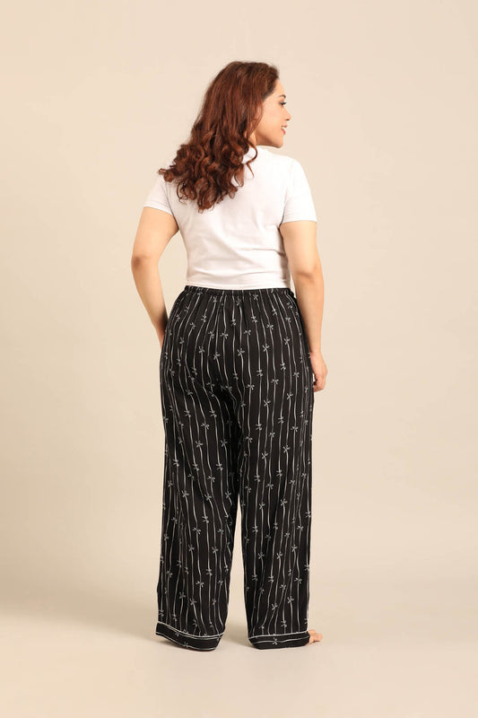 Savannah Bows Viscose Women's Curve Pajama Only