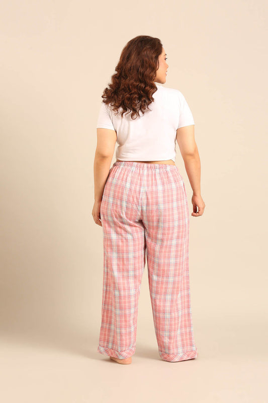 Blair Check Cotton Women's Curve Pajama Only