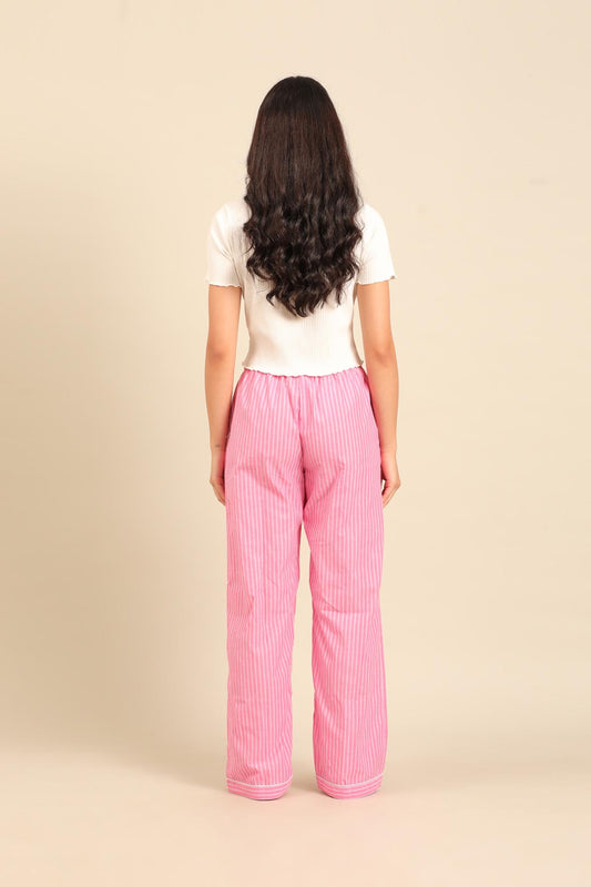 Miranda Stripe Cotton Women's Pajama Only