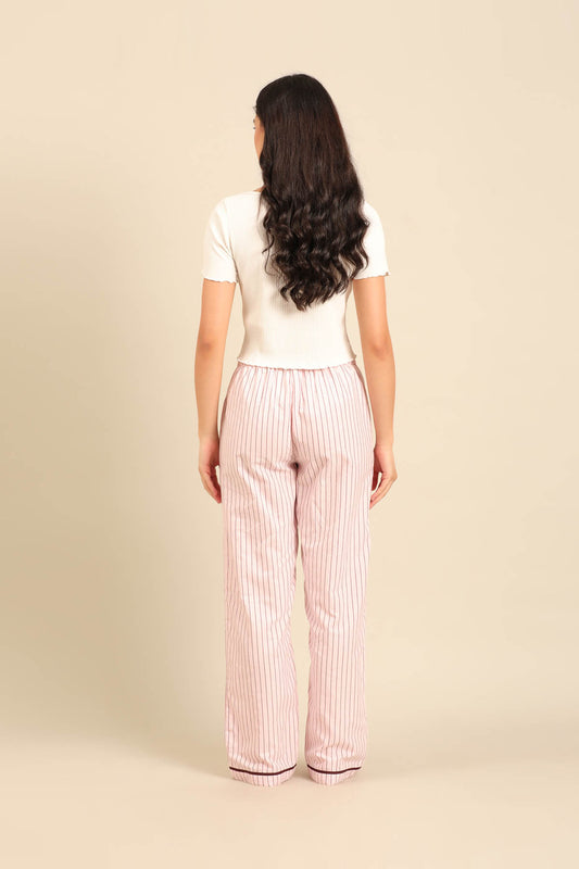 Vivian Stripe Cotton Women's Pajama Only