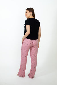 Mickey Pink Cotton Women's Pajama