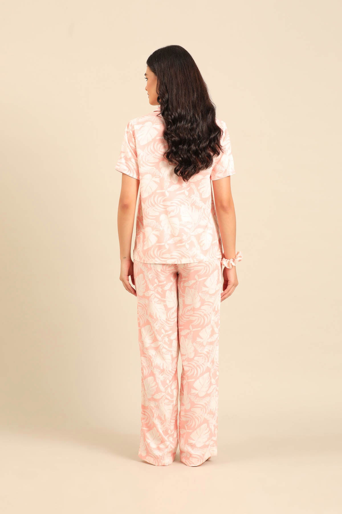 Layla Floral Viscose Women's Pajama Set - Half Sleeves