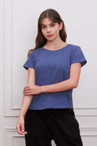 Stargaze Blue Ultra-soft Knitted Women's T-shirt