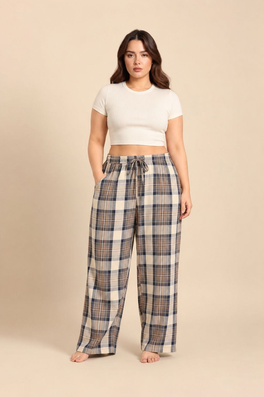 Georgia Plaid Women's Cotton Pajama