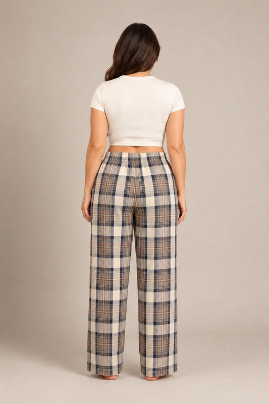 Georgia Plaid Women's Cotton Pajama