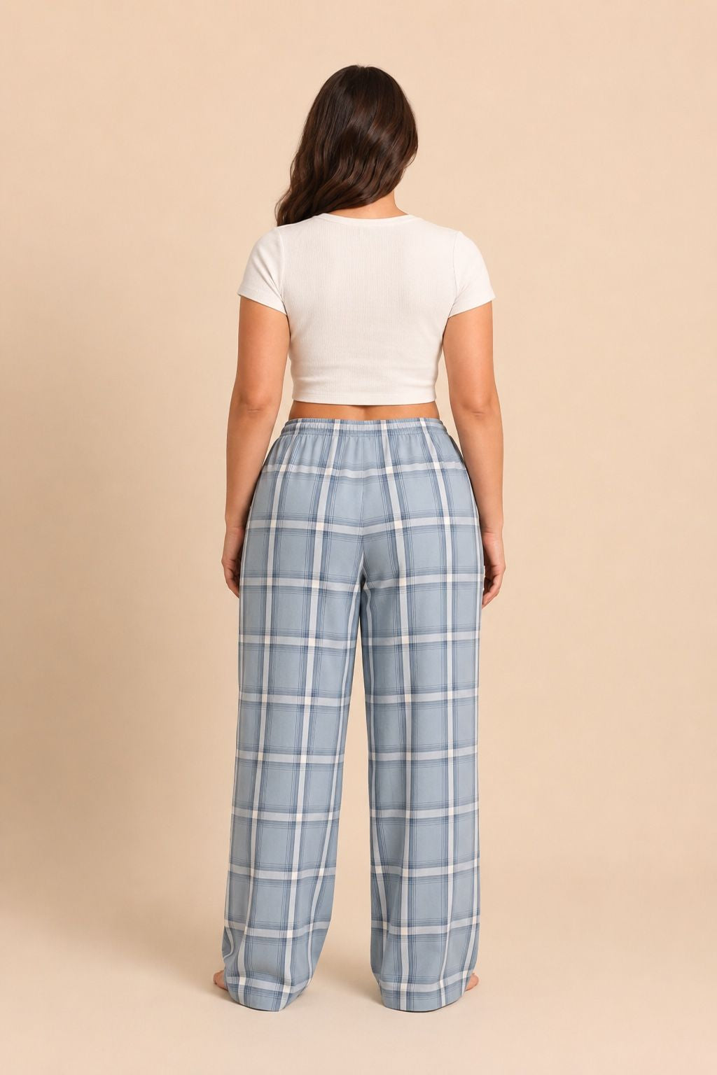 Chloe Check Women's Soft Cotton Pajama
