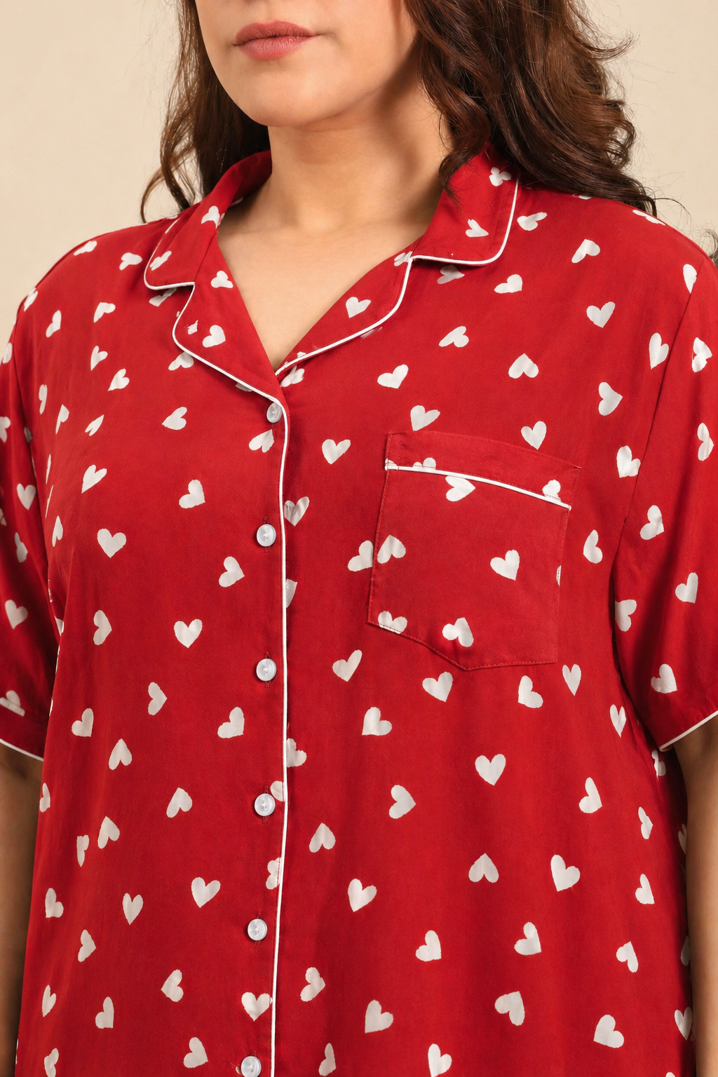 Valentina Women's Viscose Shirt - Half Sleeves