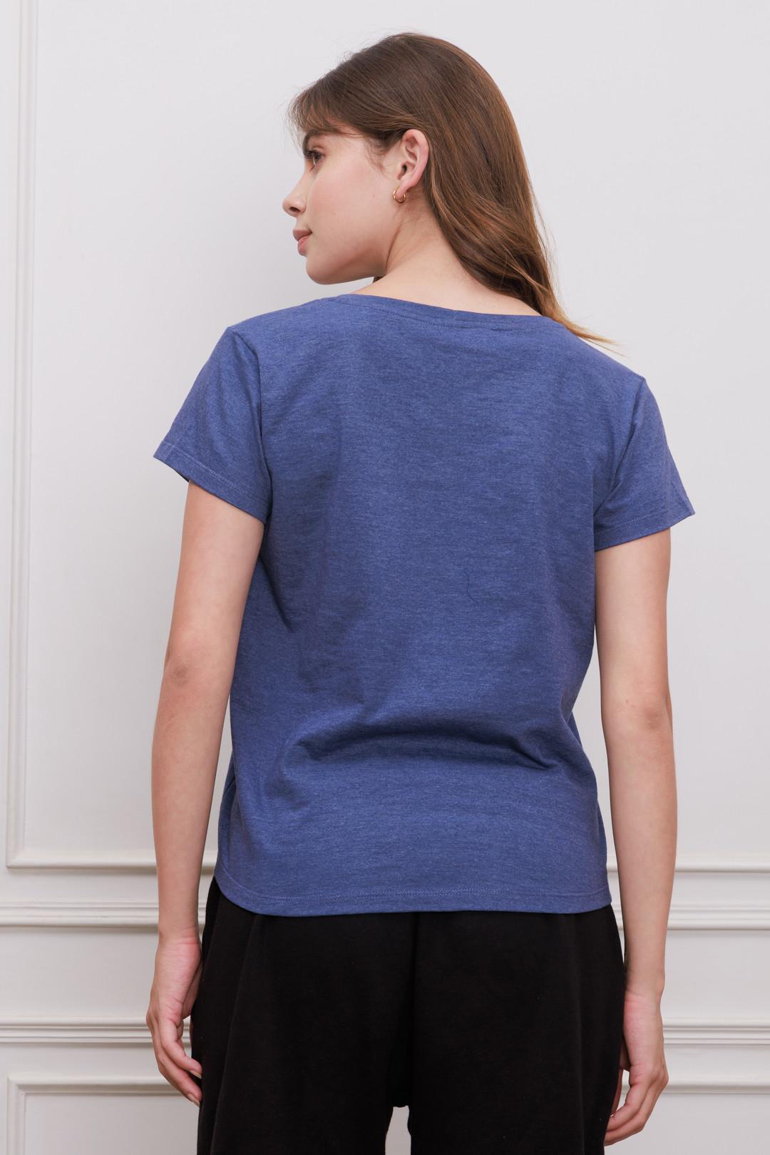 Stargaze Blue Ultra-soft Knitted Women's T-shirt