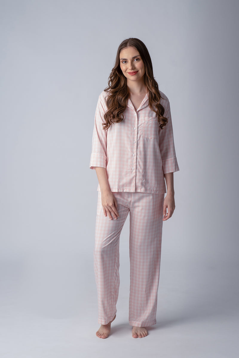 Candy Checked Ultra-soft Cotton Women's Pajama Set