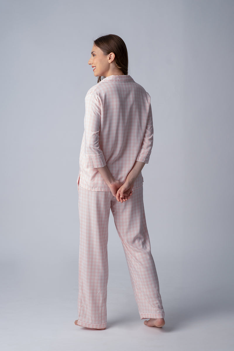 Candy Checked Ultra-soft Cotton Women's Pajama Set