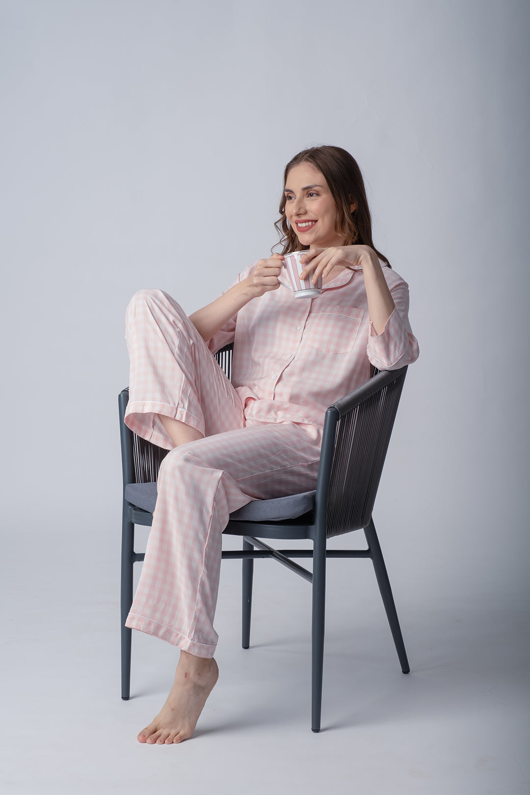 Candy Checked Ultra-soft Cotton Women's Pajama Set