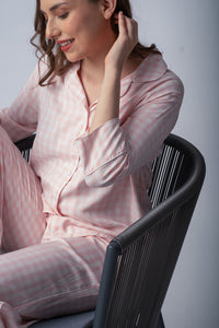 Candy Checked Ultra-soft Cotton Women's Pajama Set