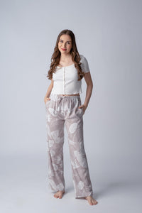 Hazel Leaf Soft Cotton Women's Pajama