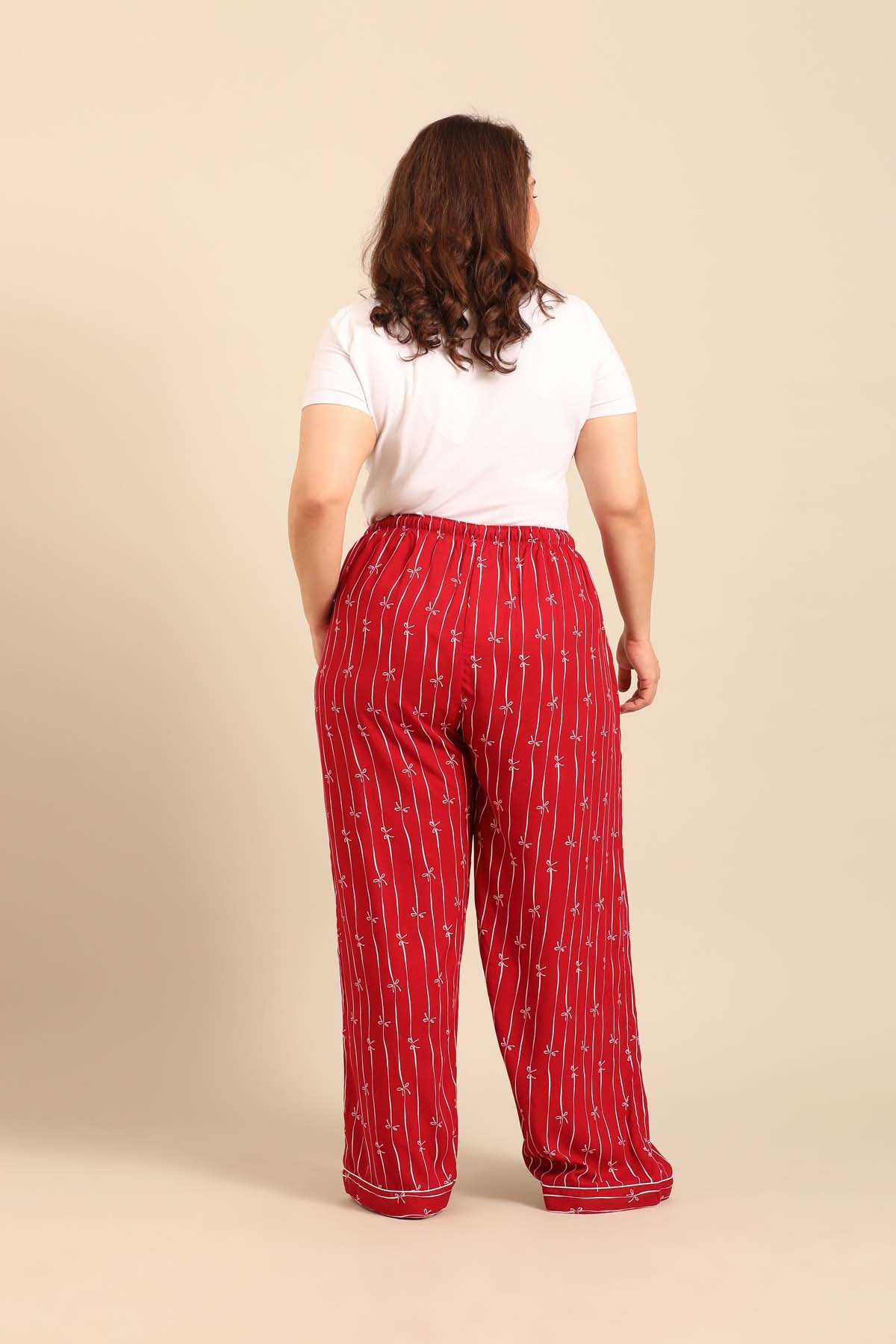 Scarlet Bows Women's Viscose Pajama