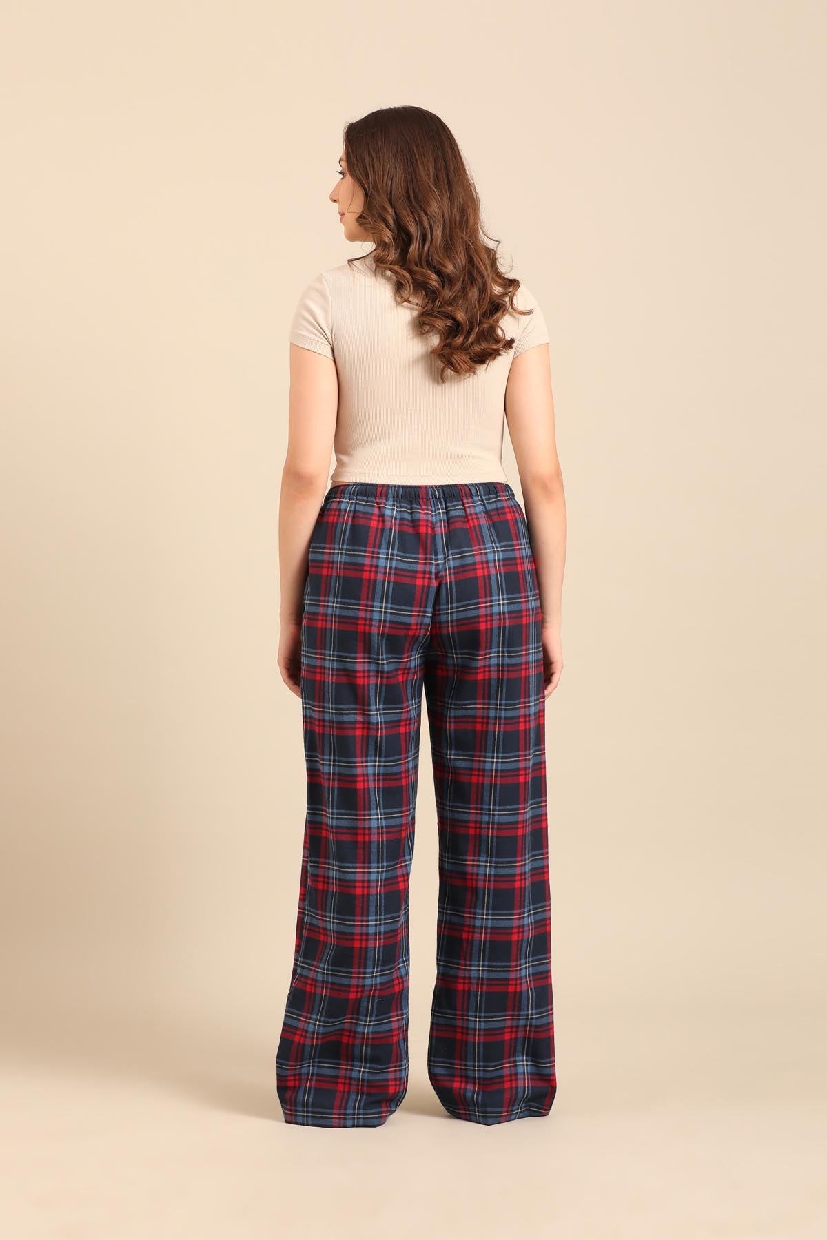 Elisa Plaid Cotton Twill Women'S Pajama Only