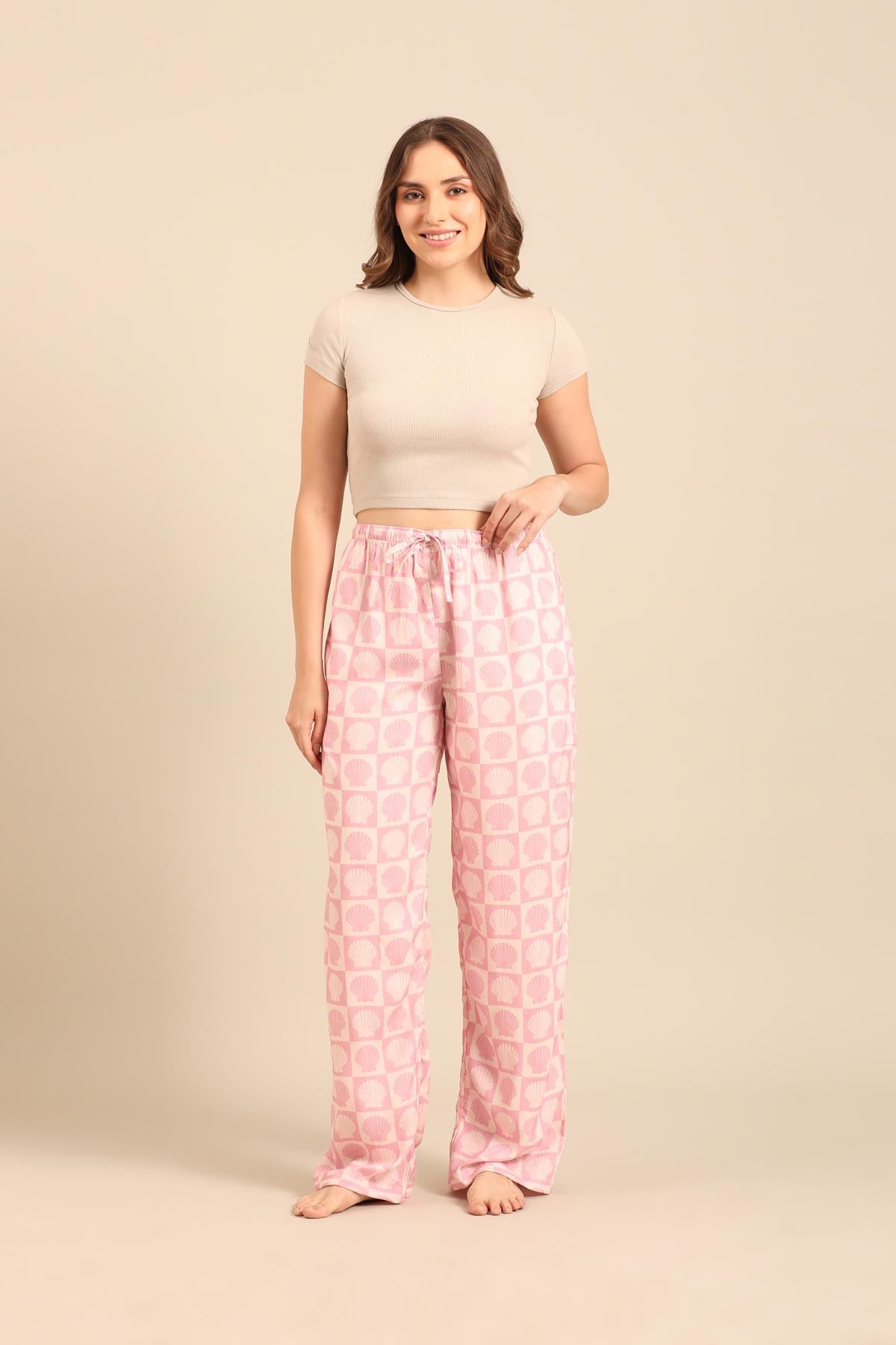 Moana Shells Viscose Women's Pajama Only