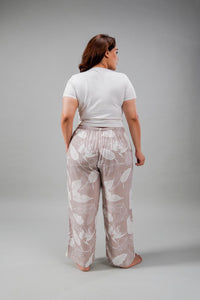 Hazel Leaf Soft Cotton Women's Curve Pajama