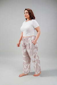 Hazel Leaf Soft Cotton Women's Curve Pajama