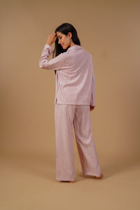 Olivia Cotton Twill Women's Pajama Set - Full Sleeves