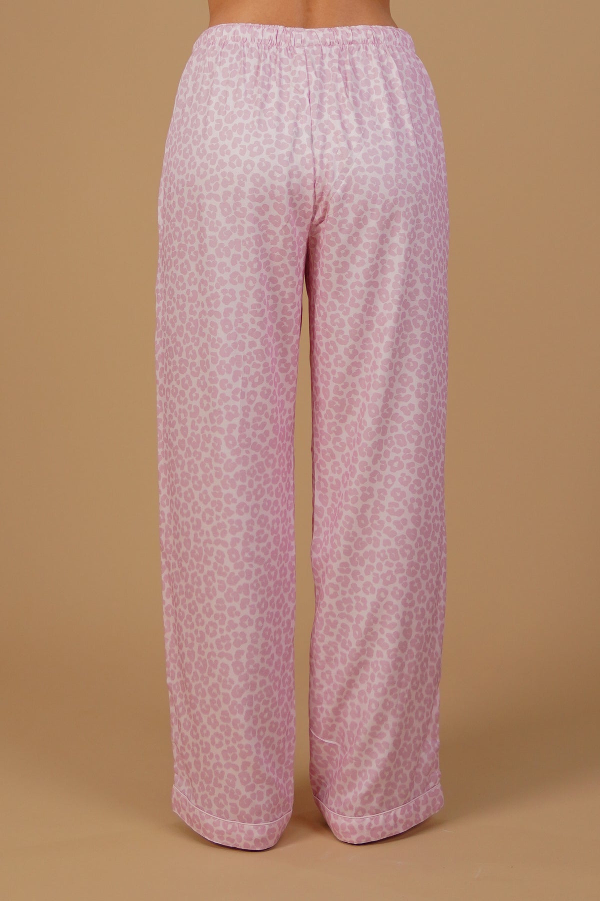 Rachel Leopard Printed Viscose Twill Women's Pajama
