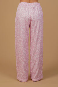 Rachel Leopard Printed Viscose Twill Women's Pajama