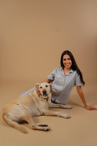 Luna Cotton Blend Women's Pajama Set - Half Sleeves