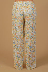 Autumn Garden Printed Cotton Blend Women's Pajama