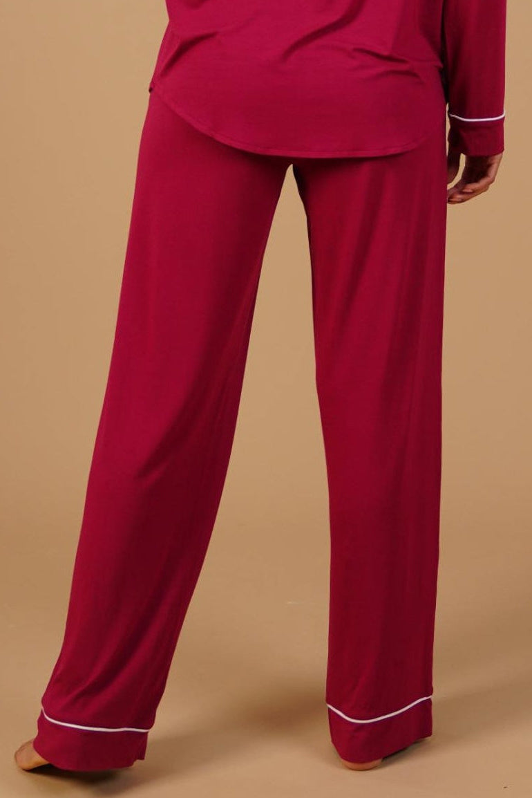 Plum Victoria  Butter-Soft Bamboo Knit Women's Pajama Only