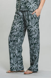 Eden Green Printed Cotton Blend Women's Pajama Only