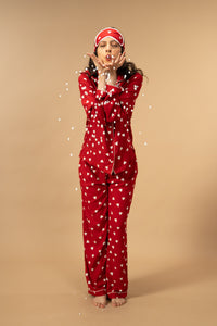 Valentina Viscose Women's Pajama Set - Full Sleeves