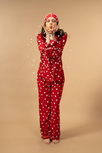 Valentina Viscose Women's Pajama Set - Full Sleeves