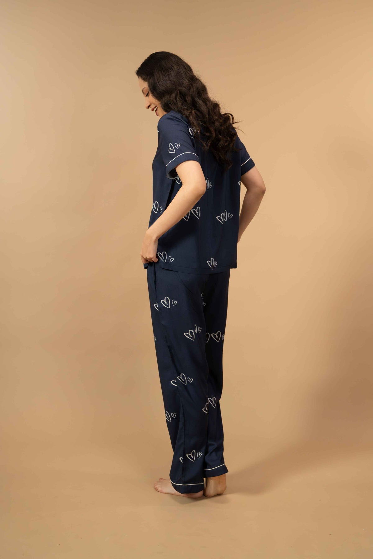 Zoey Viscose Women's Pajama Set - Half Sleeves