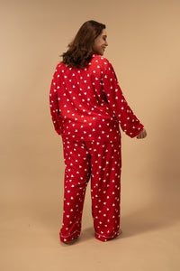 Valentina Viscose Women's Curve Pajama Set - Full Sleeves