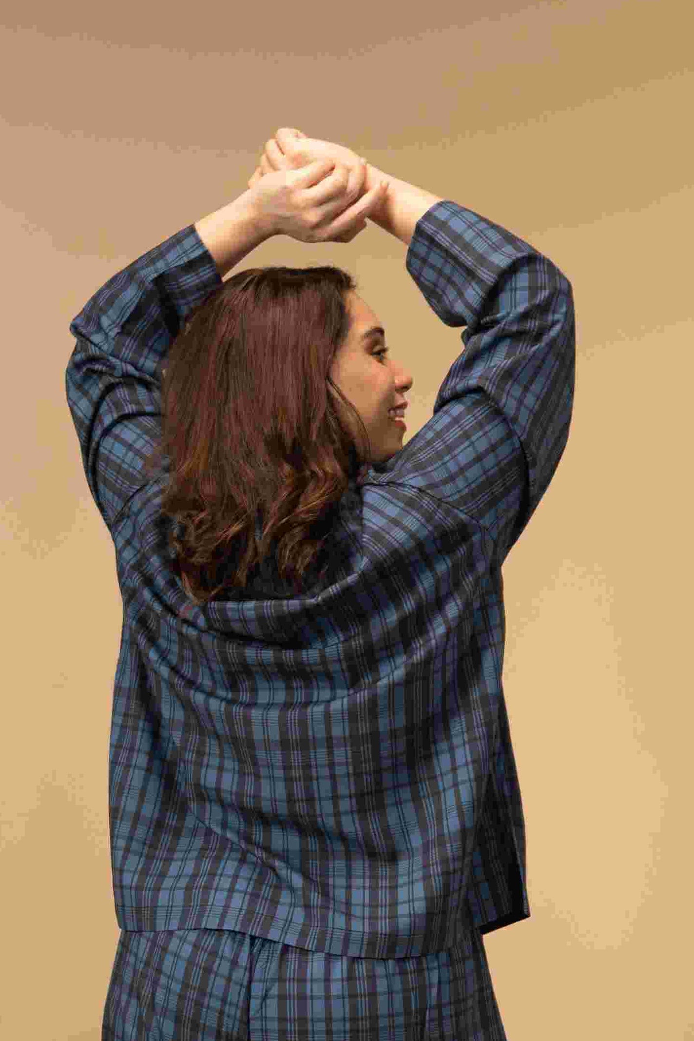 Twilight Check Women's Viscose Shirt - Full Sleeves
