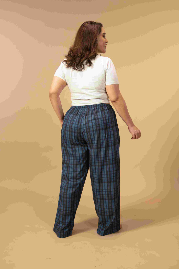 Twilight Check Viscose Women's Curve Pajama
