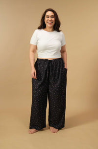 Miley Polka Viscose Women's Curve Pajama