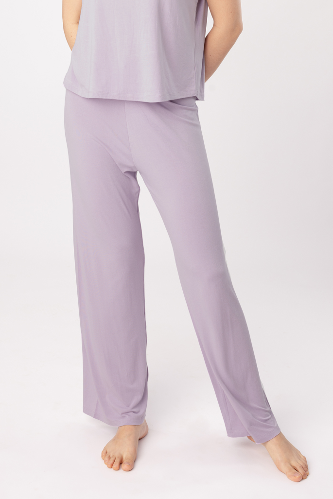 Lilac Butter-soft Cotton Knit Women's Pajama