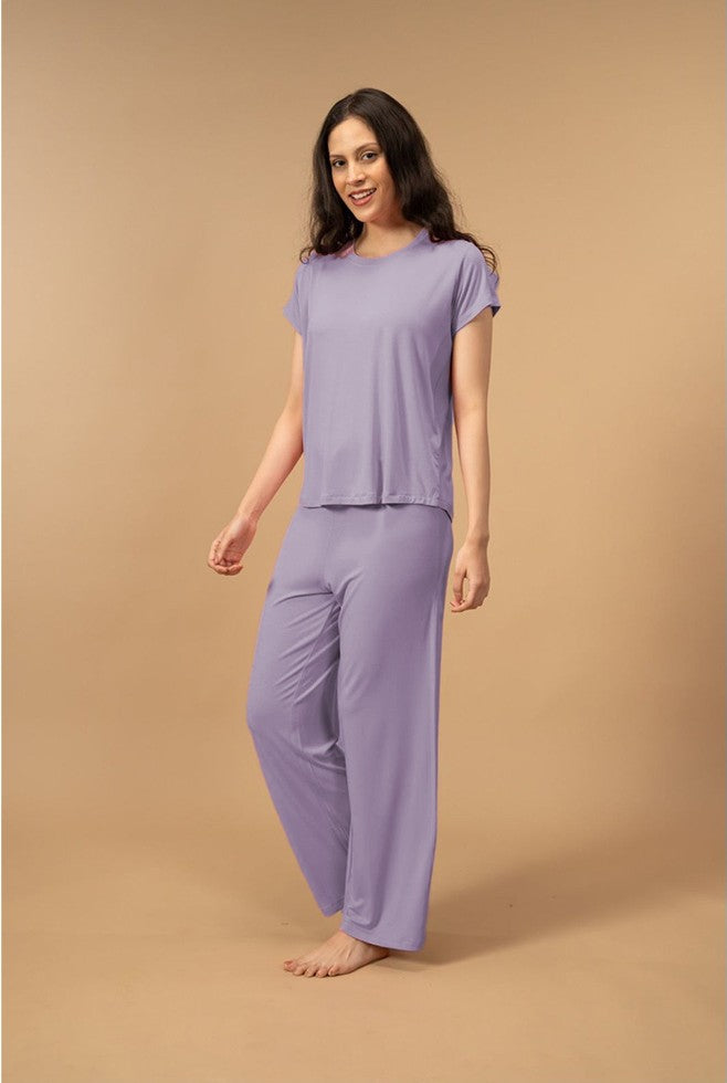 Lilac Lucy Butter-Soft Modal Knit Women's Pajama Set
