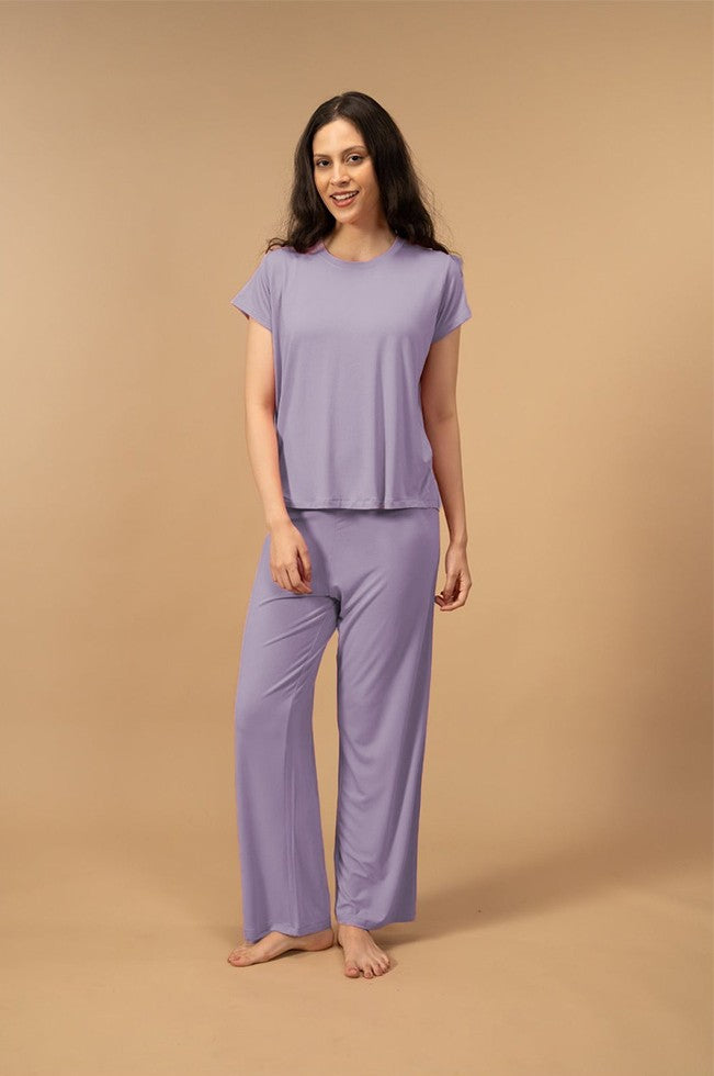 Lilac Lucy Butter-Soft Modal Knit Women's Pajama Set