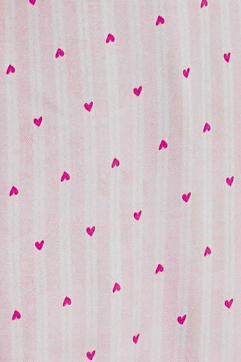 Alice Heart Printed Viscose Twill Women's Pajama