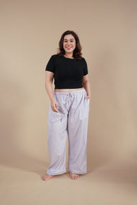 Nora Pin Check Cotton Women's Curve Pajama